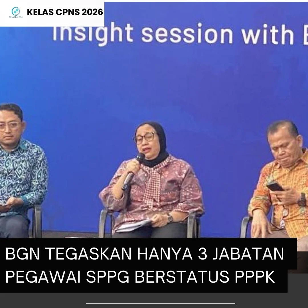 BGN Klarifikasi: Hanya Tiga Posisi SPPG yang Layak Diangkat Jadi PPPK