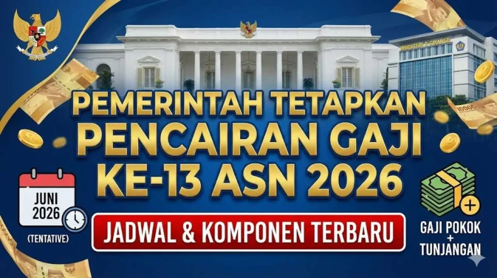 Bocoran Gaji ke-13 ASN 2026: Kisaran Nominal dan Jadwal Pencairan