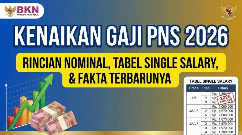 Penyesuaian Gaji Pensiunan PNS 2026: Rincian Nominal dan Kebijakan Terkini