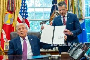 Sjafrie Sjamsoeddin Bertemu Menteri Perang AS Pete Hegseth di Pentagon, Tingkatkan Kemitraan Pertahanan Utama