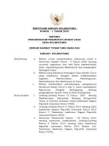 SK Aktif Menghambat Seleksi Perangkat Desa Sumber Rembang, Fakta Baru Terungkap